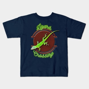 Green Anole Kids T-Shirt